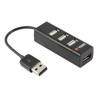 YENKEE YHB 4001BK Vysokorychlostní 4portový USB rozbočovač