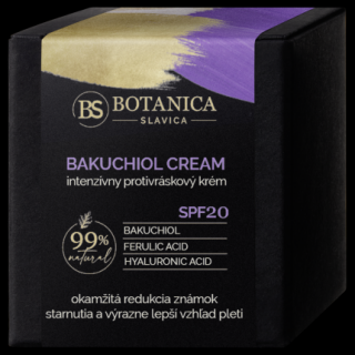 Botanica Slavica bakuchiol cream spf 20 - intenzivní posilující krém proti vráskám bakuchiol & kyselina ferulová 50 ml