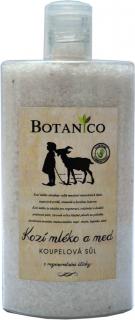 BOTANICO-Koupelová sůl s kozím mlékem a medem plast 250ml