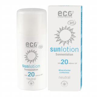 Eco Cosmetics Opalovací krém Neutral bez parfemace SPF 20 BIO 100ml