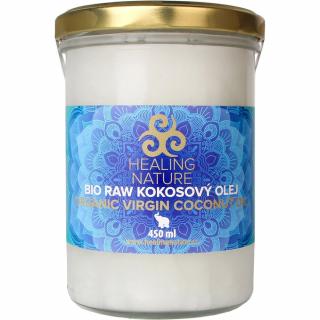 Healing Nature kokosový olej Bio RAW varianta: 450 ml