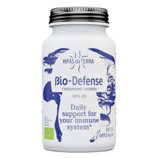 HIFAS DA TERRA Bio-Defense 60 kapslí (Reishi, Shiitake, Maitake, Hlíva ústřičná, Hlíva máčková)