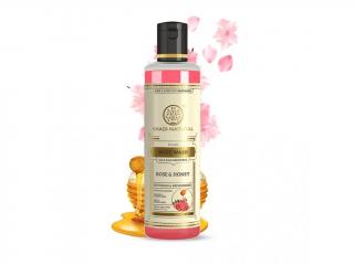 Khadi Natural Sprchový gel Růže & Med 210 ml