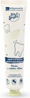 laSaponaria Bělicí WonderWhite máta a aktivní uhlí BIO 75 ml