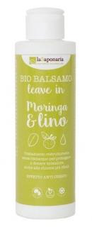 laSaponaria bezoplachový kondicionér s moringou a lněným olejem Bio 150 ml