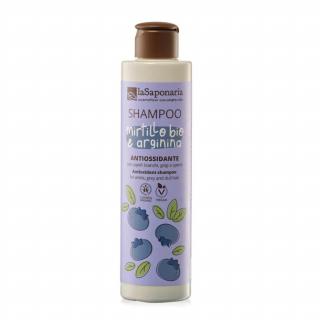 laSaponaria Šampon No yellow na šedivé vlasy s borůvkou a argininem BIO 200 ml