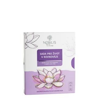 Nobilis Tilia sada aroma olejů Pro život v rovnováze 3 x 10 ml