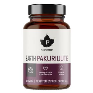 Puhdistamo Earth Chaga BIO 60 kapslí (Pakuriuute)