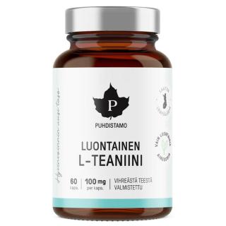 Puhdistamo L-Theanine Natural 60 kapslí