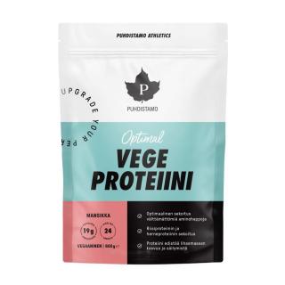 Puhdistamo Optimal Vegan Protein BIO 600 g varianta: jahoda