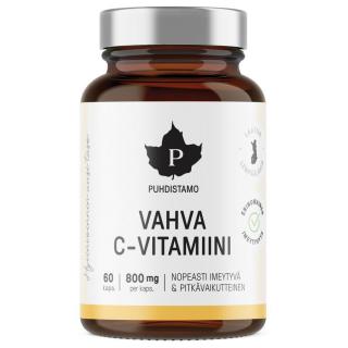 Puhdistamo Strong Vitamin C 60 kapslí Vahva C-Vitamiini