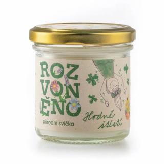 Rozvoněno vonná svíčka Hodně štěstí (130 ml)