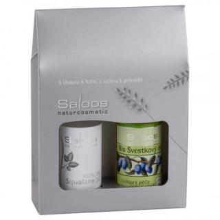 Saloos Bio Švestkový olej 20 ml + 100% Squalane 20 ml dárková sada