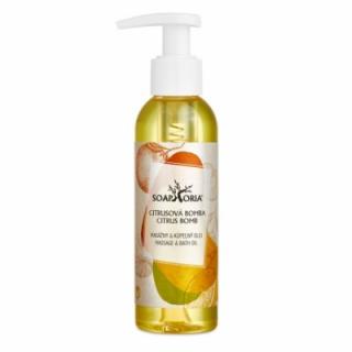 Soaphoria Citrusová bomba organický masážní olej 150ml