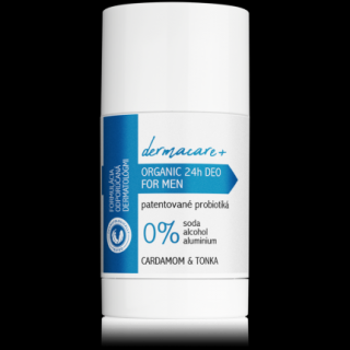 Soaphoria dermacare+ 24h men organický deodorant s prebiotiky a probiotiky - cardamom & tonka 75 g