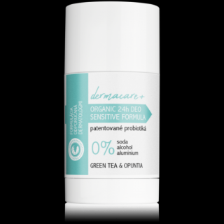 Soaphoria dermacare+ 24h organický deodorant s prebiotiky a probiotiky - green tea & opuntia 75 g