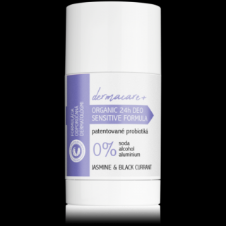 Soaphoria dermacare+ 24h organický deodorant s prebiotiky a probiotiky - jasmine & black currant 75 g