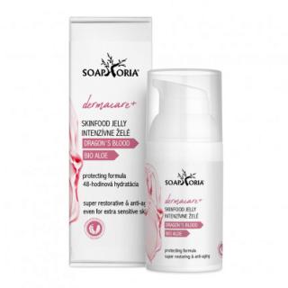 Soaphoria DERMACARE+ DRAGON´S BLOOD SKINFOOD JELLY SUPERHYDRATAČNÍ ŽELÉ: OCHRANA, REGENERACE, OSVĚŽENÍ PLETI 30 ml