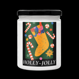 Soaphoria holly jolly designová handmade svíčka 220 ml varianta: Ovocný punč