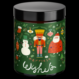 Soaphoria Merriest Wishes - limitovaná zdravá eko sójová svíčka ve skle  210ml