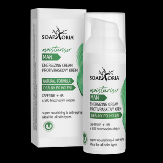 Sopaphoria povzbuzující & zvláčňující krém pro muže s protivráskovým účinkem 50 ml