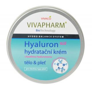 Vivaco Hydratační krém s kyselinou hyaluronovou VIVAPHARM 200 ml