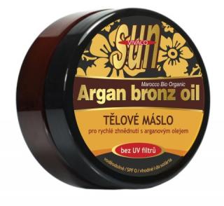 Vivaco Opalovací máslo s BIO arganovým olejem SPF 0 SUN VITAL 200 ml
