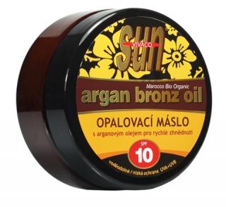 Vivaco Opalovací máslo s bio arganovým olejem SPF 10 SUN VITAL 200 ml
