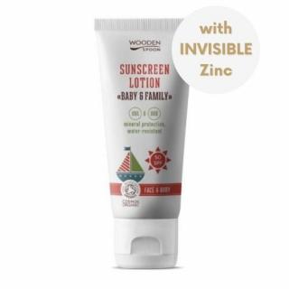 WoodenSpoon Baby & Family opalovací tělové mléko SPF50 100 ml
