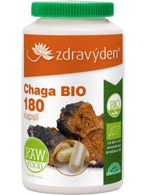 Zdravý den Chaga BIO 180 cps.