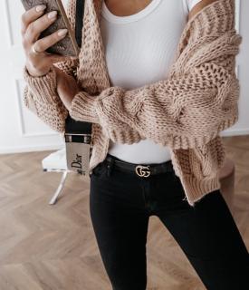 Cardigan Sandy Barva: Světle hnědá