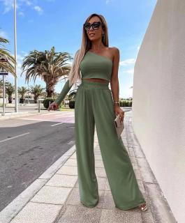 Dvoudílný komplet Chic Barva: Khaki