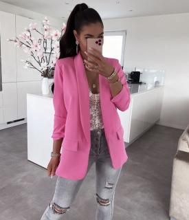 Elegantní sako PORTO Barva: Neon růžová