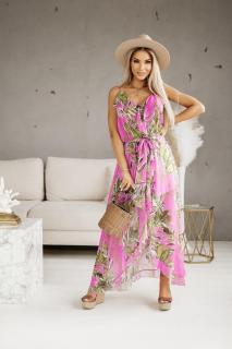 Letní šaty JUNGLE růžové