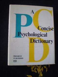 A Concise psychological dictionary