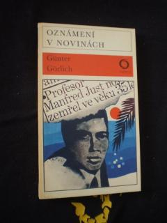 Oznámení v novinách - Günter Görlich