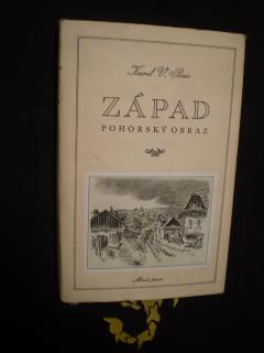 Západ - pohorský obraz