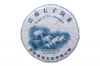 2019 Xishuangbanna Sheng Puerh Beeng Cha 100g