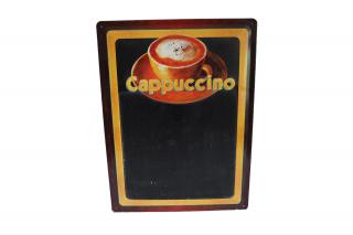 BAZAR Plechová tabule Cappuccino 40 x 30 cm