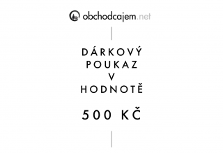 Dárkový poukaz v hodnotě 500 Kč