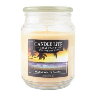 Candle Lite - vonná svíčka Warm White Sands (510g)