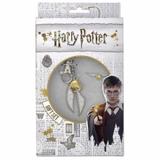 Klíčenka s odznakem Harry Potter - Zlatonka
