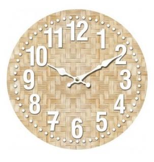Nástěnné hodiny Bambus II.