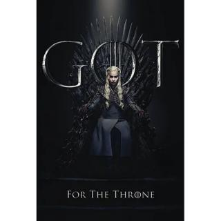 Plakát Game of Thrones - Daenerys For The Throne