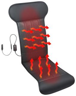 Vyhřívaný kožený potah sedadla STRICK 12V s plynulou regulací teploty
