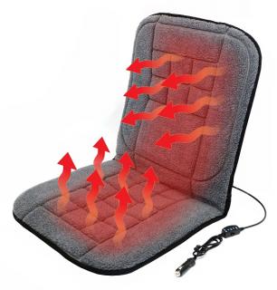 Vyhřívaný potah sedadla TEDDY přední 12V s termostatem
