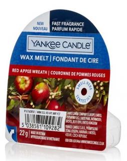 Yankee Candle vonný vosk Red apple wreath 22g (Yankee Candle vonný vosk Věnec z červených jablíček 22g)