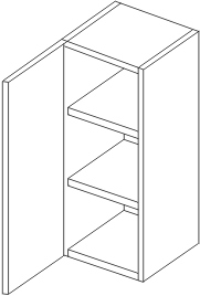 ECO W30 (skříňka horní 1 dveřová)
