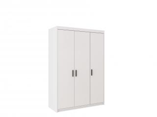 ELENA 3D skříň 3 dveře bílá 133 cm