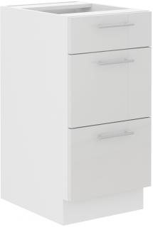 LARA 40 D 3S BB skříňka spodní 40 cm 3 šuplíky  PREMIUM BOX